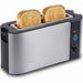 2 Slice Stainless Steel Long Toaster