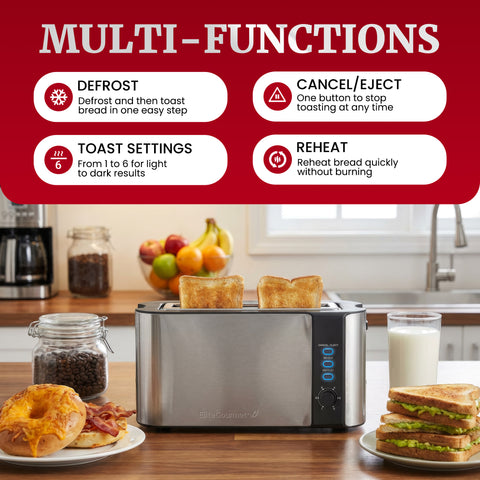 2-Slice Slim, Long Slot Toaster