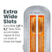Digital Long Slot 4 Slice Toaster