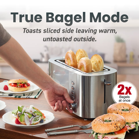 Digital Long Slot 4 Slice Toaster