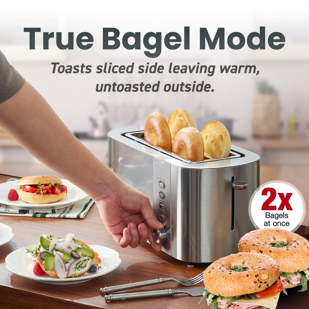 Digital Long Slot 4 Slice Toaster