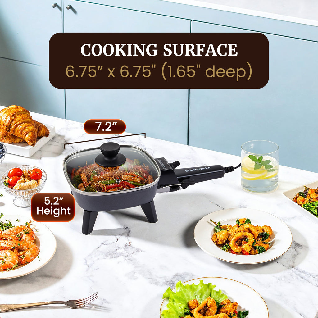 7-inch Personal Nonstick Electric Skillet