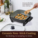 12" x 12" x 3" Ceralast™ PFAS Free Ceramic Electric Skillet
