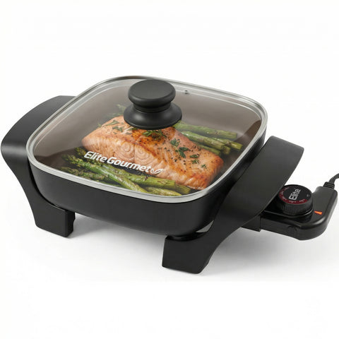 8" Ceramic Electric Skillet