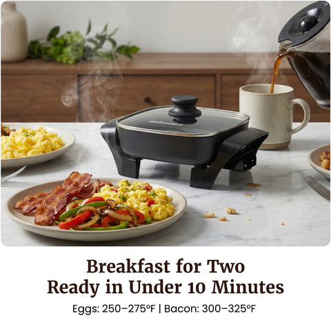 8" Ceramic Electric Skillet