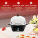 7-Egg Automatic Easy Egg Cooker, Steamer, Poacher (Black)
