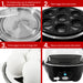 7-Egg Automatic Easy Egg Cooker, Steamer, Poacher (Black)
