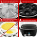 7-Egg Automatic Easy Egg Cooker, Steamer, Poacher (Black)