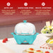 7-Egg Automatic Easy Egg Cooker, Steamer, Poacher (Teal)