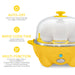 7-Egg Automatic Easy Egg Cooker, Steamer, Poacher (Yellow)