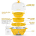7-Egg Automatic Easy Egg Cooker, Steamer, Poacher (Yellow)