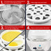 7-Egg Automatic Easy Egg Cooker, Steamer, Poacher (White)