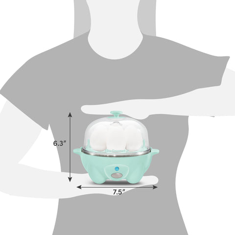 7-Egg Electric Easy Egg Cooker, Steamer, Poacher (Mint)