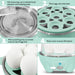 7-Egg Electric Easy Egg Cooker, Steamer, Poacher (Mint)