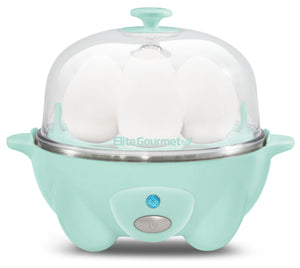 7-Egg Electric Easy Egg Cooker, Steamer, Poacher (Mint)