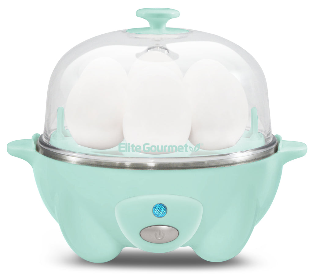 7-Egg Electric Easy Egg Cooker, Steamer, Poacher (Purple)