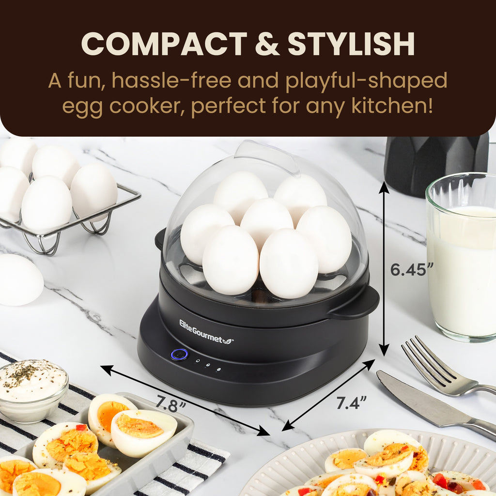 7-Egg Electric Egg Cooker with Voice Alerts
