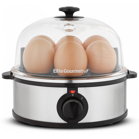 7-Egg Easy Egg Cooker (Stainless Steel)