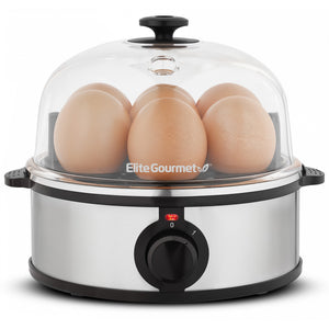 7-Egg Easy Egg Cooker (Stainless Steel)