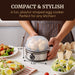 7-Egg Automatic Easy Egg Cooker, Steamer, Poacher (Stainless Steel)