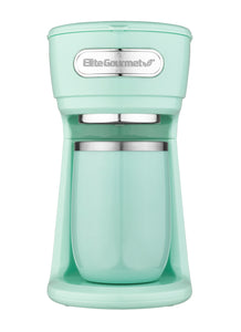 Personal Single-Serve Compact Coffee Maker Brewer Includes 12oz. Dual Wall, Travel Mug