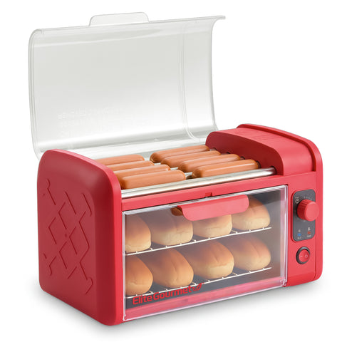 8 Hot Dog Roller & Toaster Oven