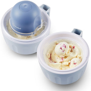 1 Pint Cordless Ice Cream Maker with 2 Freezer Bowls