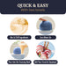 1 Pint Cordless Ice Cream Maker with 2 Freezer Bowls