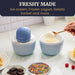 1 Pint Cordless Ice Cream Maker with 2 Freezer Bowls