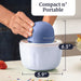 1 Pint Cordless Ice Cream Maker with 2 Freezer Bowls
