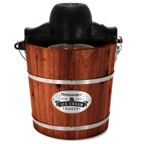 4 Qt. Electric Motorized Bucket Ice Cream Maker