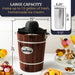6 Qt. Electric Motorized Bucket Ice Cream Maker