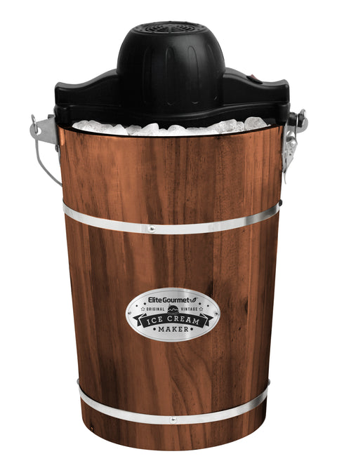 6 Qt. Electric Motorized Bucket Ice Cream Maker