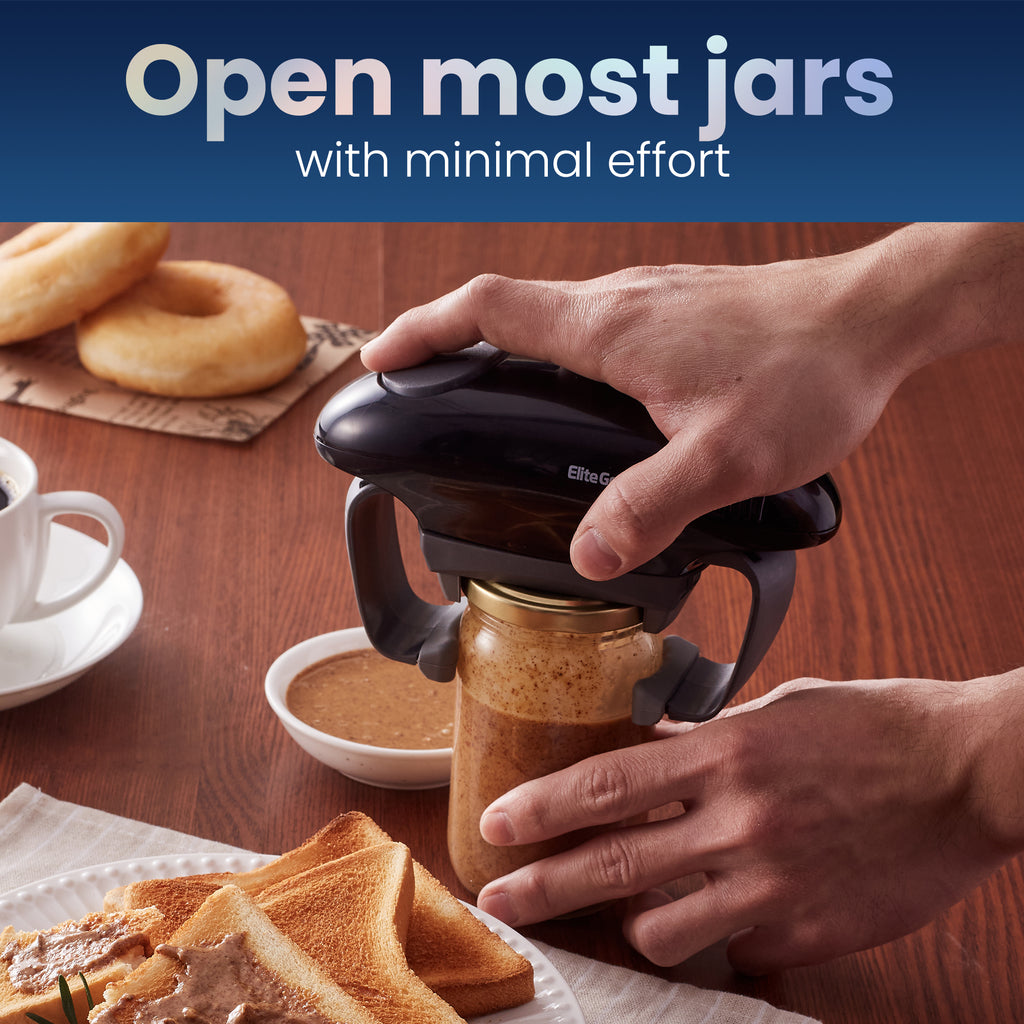 Open most jars with minimal effort