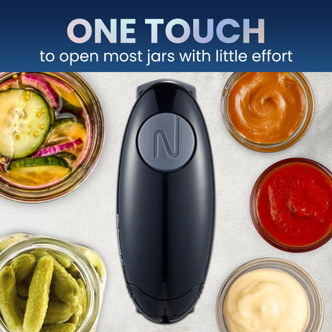 One Touch top open most jars with little effort.
