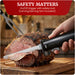 Electric Knife with Dual Serrated Blades