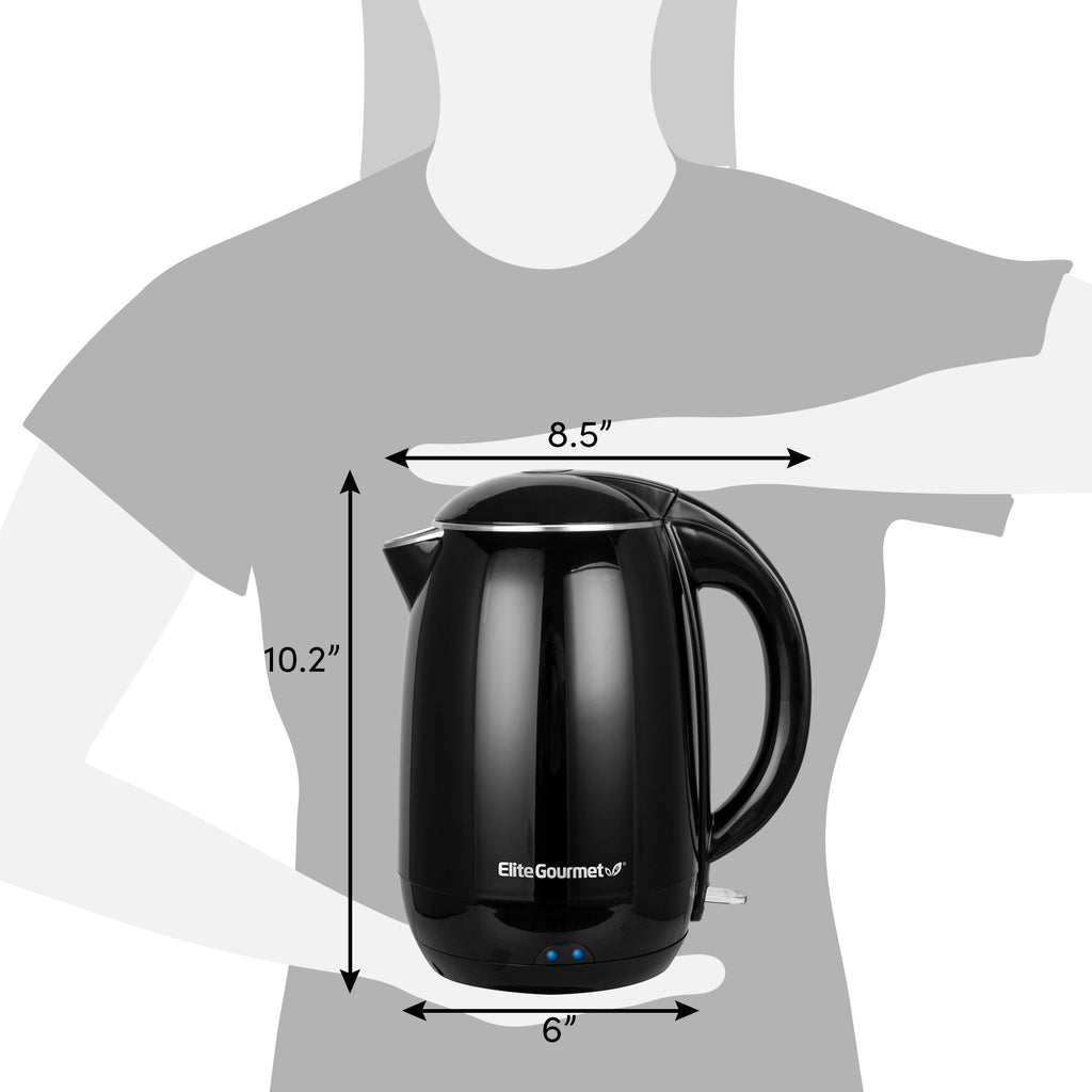 Review Elite Gourmet Electric Kettle Perfect for Tea or Coffee 