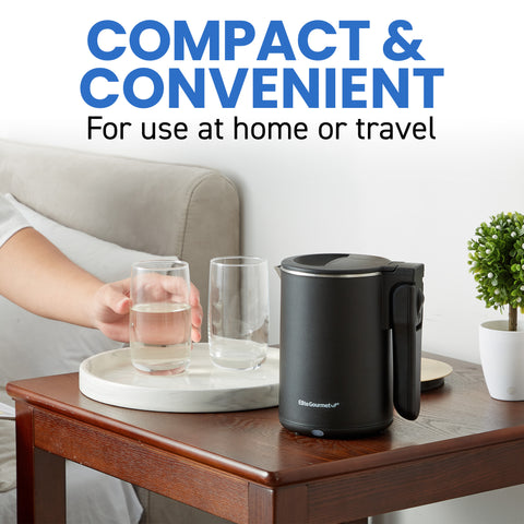 20oz. Dual Voltage 120-230V Travel Kettle