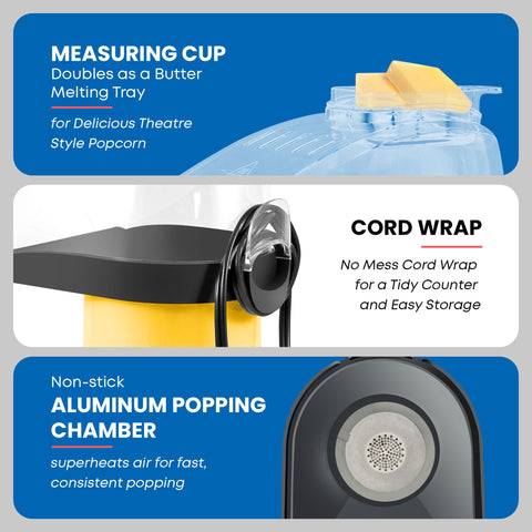 4 Qt Hot Air Popcorn Maker