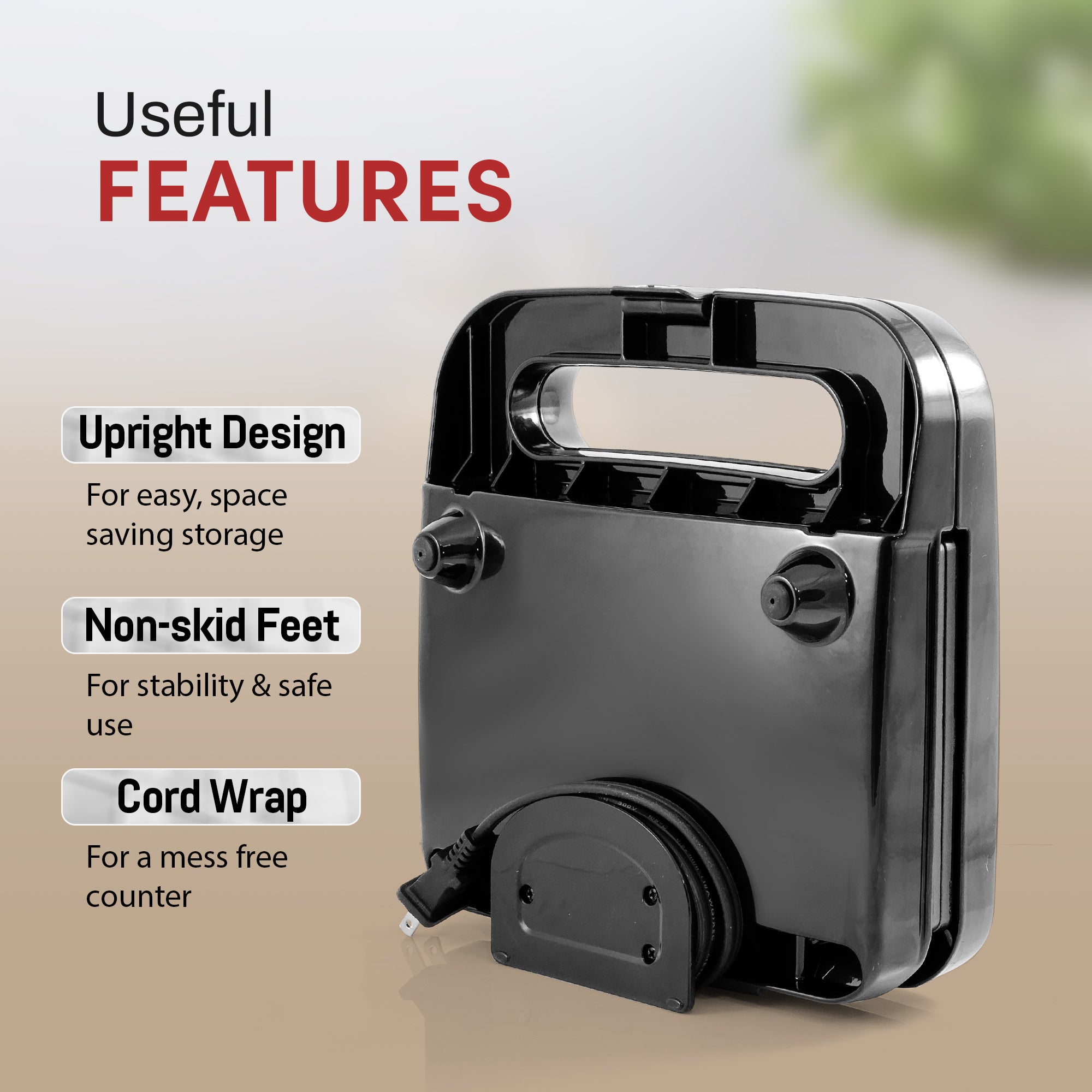 2-Slice Cool Touch Sandwich Maker – Shop Elite Gourmet - Small