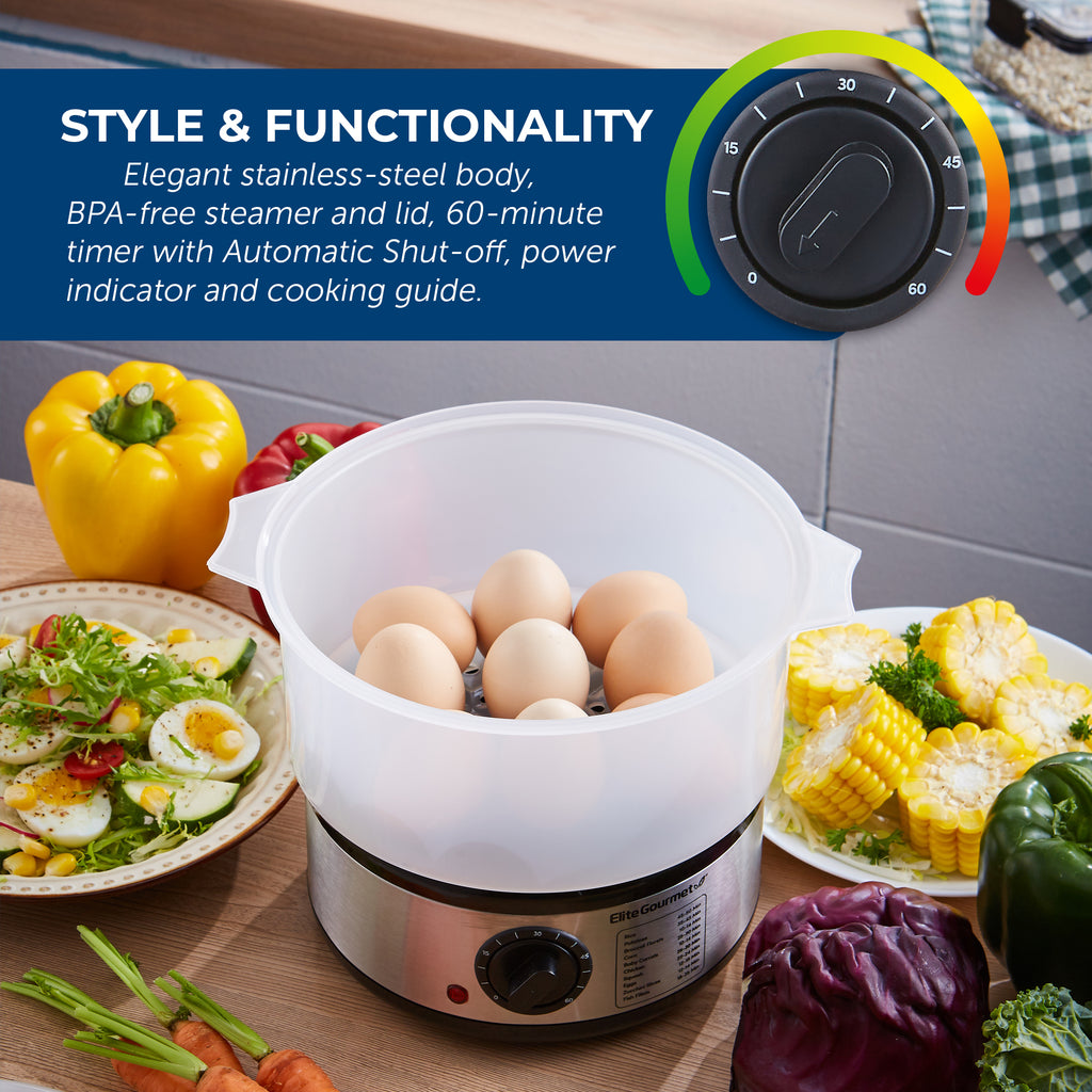 Elite Platinum Stainless Steel Automatic Egg Cooker, 1 ct - Harris Teeter