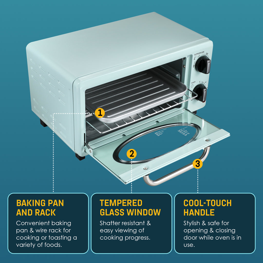 Diner 50’s Retro Countertop Toaster oven