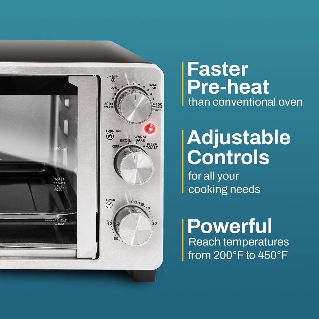 25L French Door Toaster Oven