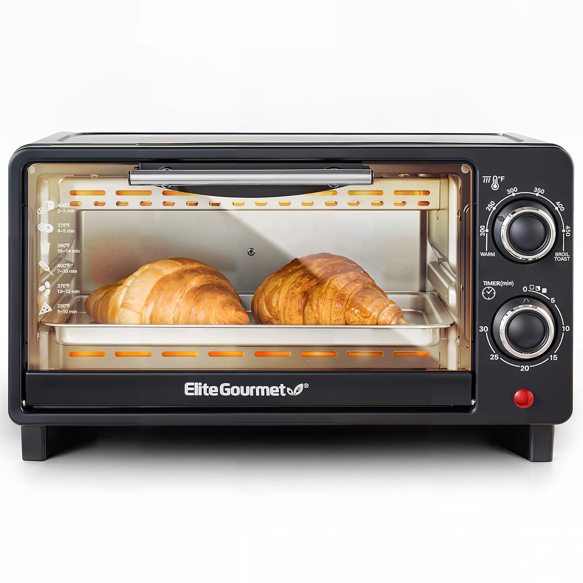 2-Slice Toaster Oven with Timer [ETO-113] – Shop Elite Gourmet