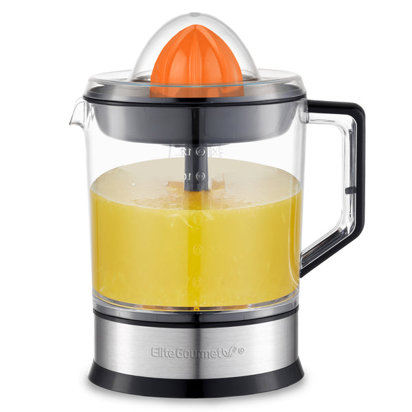 5 Cups Electric Citrus Orange Juicer with Two Cones