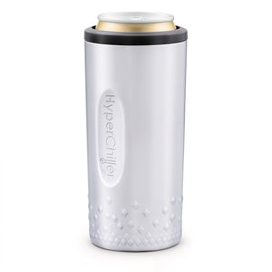 HyperChiller Dual Wall Vacuum Insulated, Slim Can Cooler (Stainless Steel)