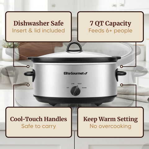 7 Quart Slow Cooker