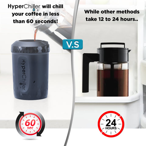 Hyperchiller Instant Coffee/Beverage Cooler, Slate Blue