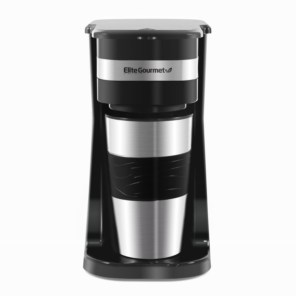 Elite Gourmet Automatic Brew & Drip Coffee Maker, with Pause N Serve,  Reusable