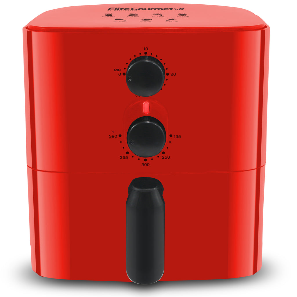 1.1Qt. Compact Electric Oil-Free Air Fryer EAF-3218 (Red)